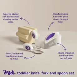 Doddl Beginner Cutlery Set - 3 Piece
