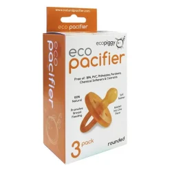 ecoPacifier Dummy - Rounded - 3 pack - Clearance