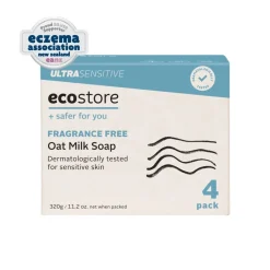 Ecostore Ultra Sensitive Oat Milk Soap 4pk