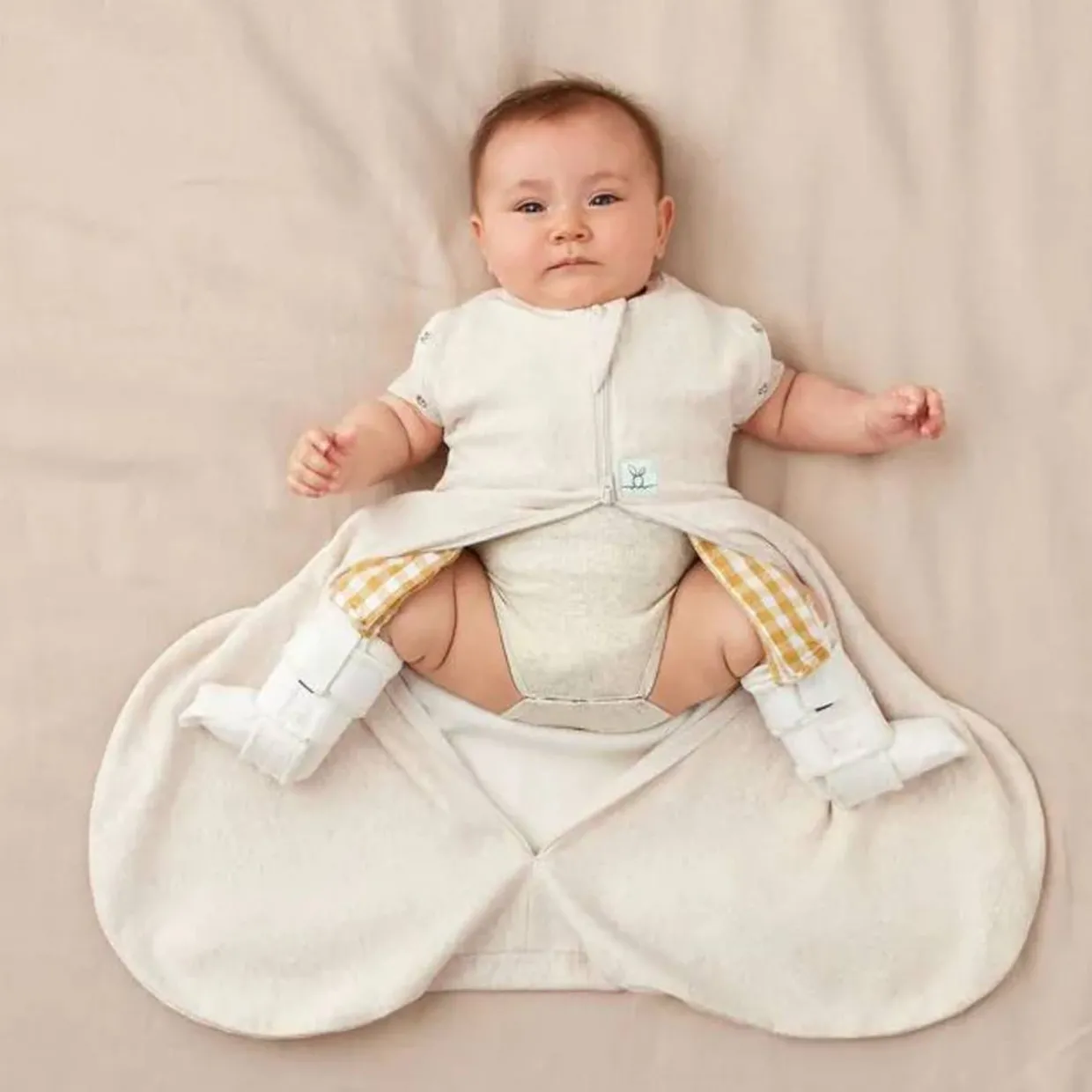 ergoPouch 0.2 tog Organic Hip Harness Jersey Sleeping Bag