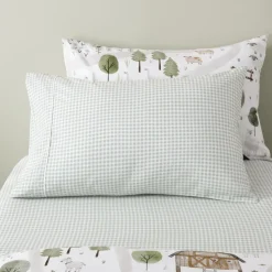 Fitted Sheet & Pillowcase Set - jagger Sage
