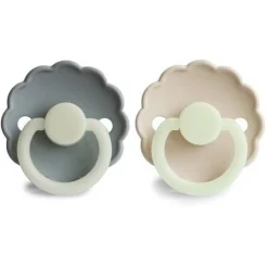 FRIGG Daisy Latex Night Pacifier 2pk