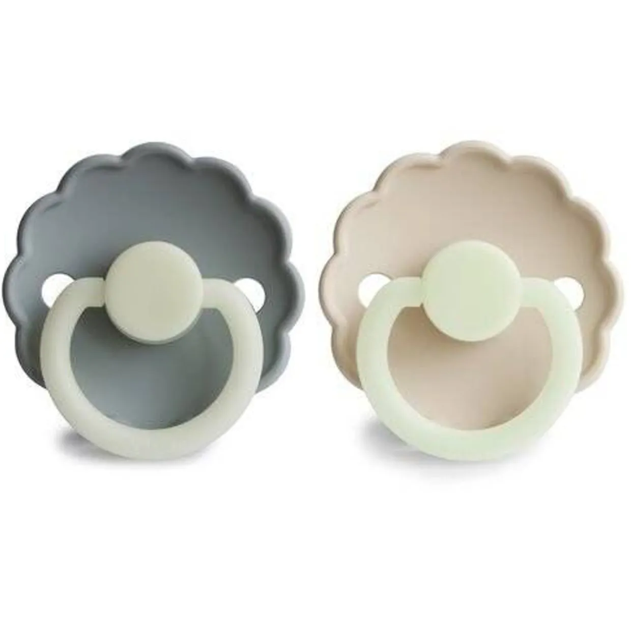 FRIGG Daisy Latex Night Pacifier 2pk