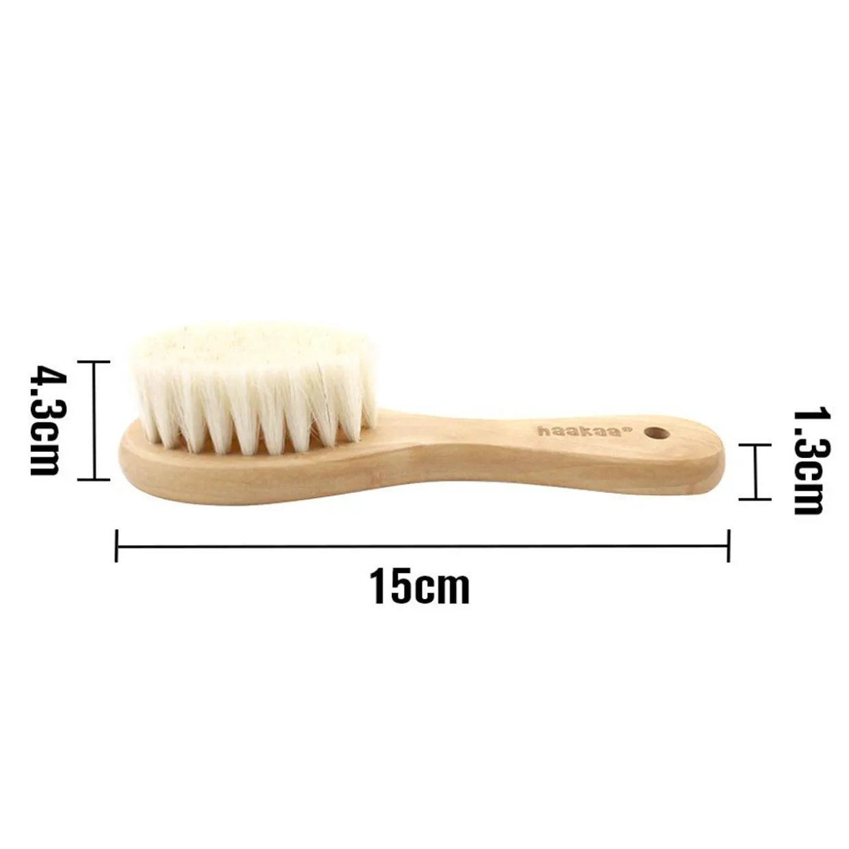 Haakaa Goat Wool Baby Hair Brush