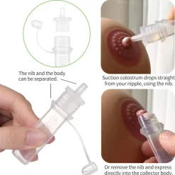 Haakaa Pre-Sterilised Silicone Colostrum Collector 2pk 20ml