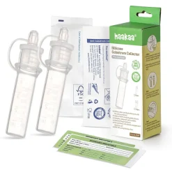 Haakaa Pre-Sterilised Silicone Colostrum Collector 2pk 4ml
