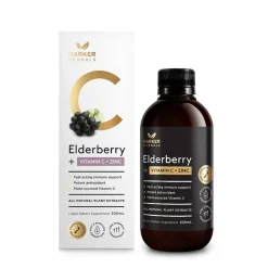Harker Herbals Vitamin C+ Elderberry + Zinc