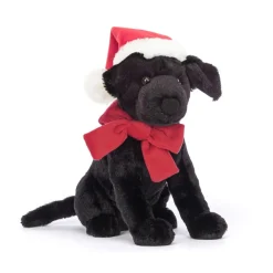 Jellycat Winter Warmer Pippa Black Labrador