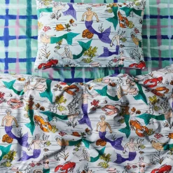 Kip & Co Organic Cotton Duvet Cover - Neptunes Kingdom