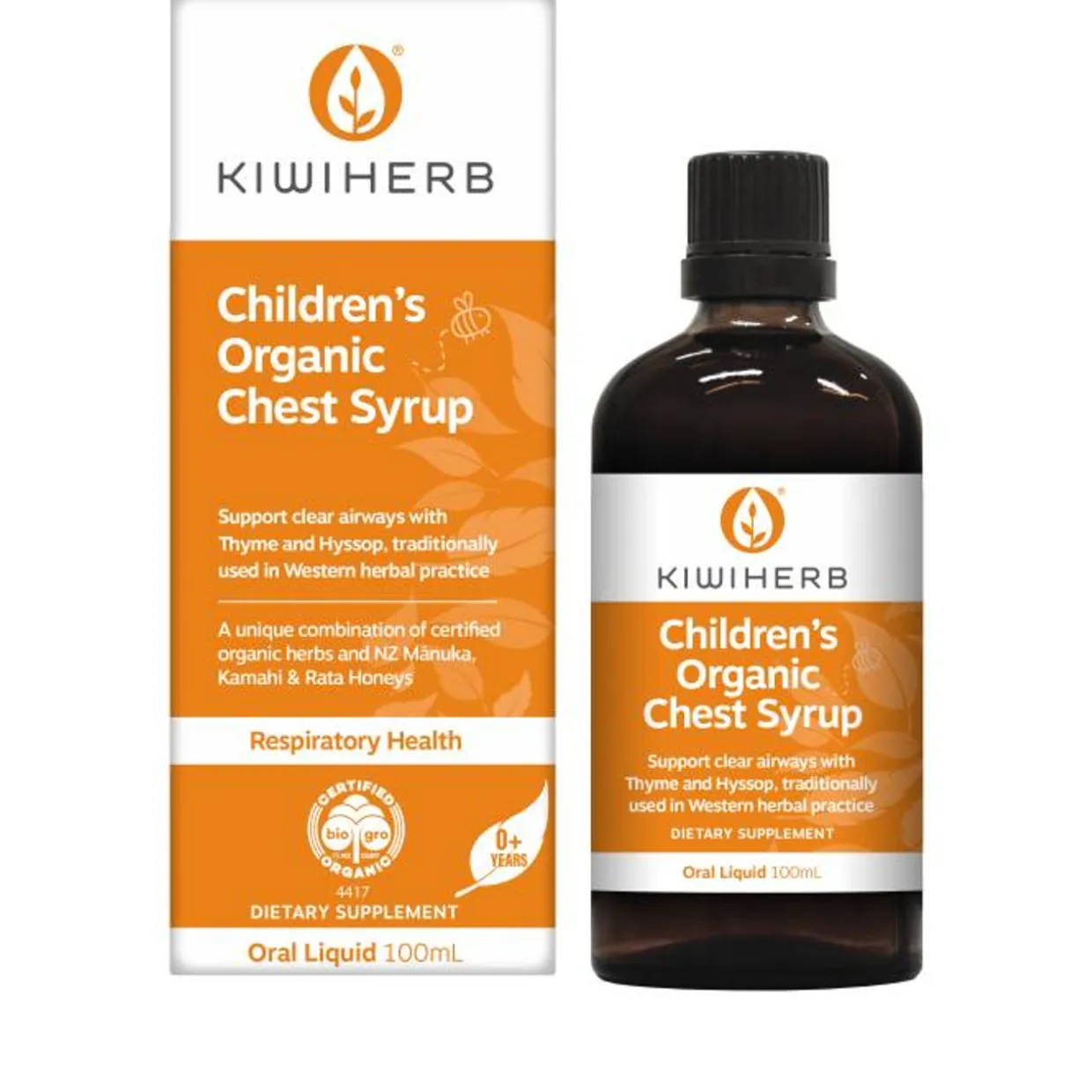 Kiwiherb Children's Organic Chest Syrup