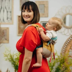 Lenny Lamb Broken Twill Toddler Onbuhimo