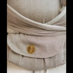 Lenny Lamb Half Buckle Herringbone