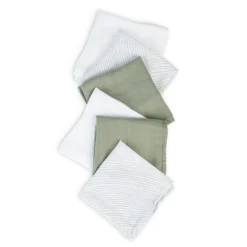 Little Bamboo Muslin Washers 6 Pack