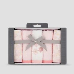 Little Linen Towelling Washers 5 Pack