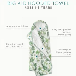 Little Unicorn - Big Kid Hooded Towel - Clearance