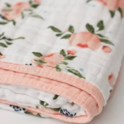 Little Unicorn 4 layer Muslin Cot Blanket
