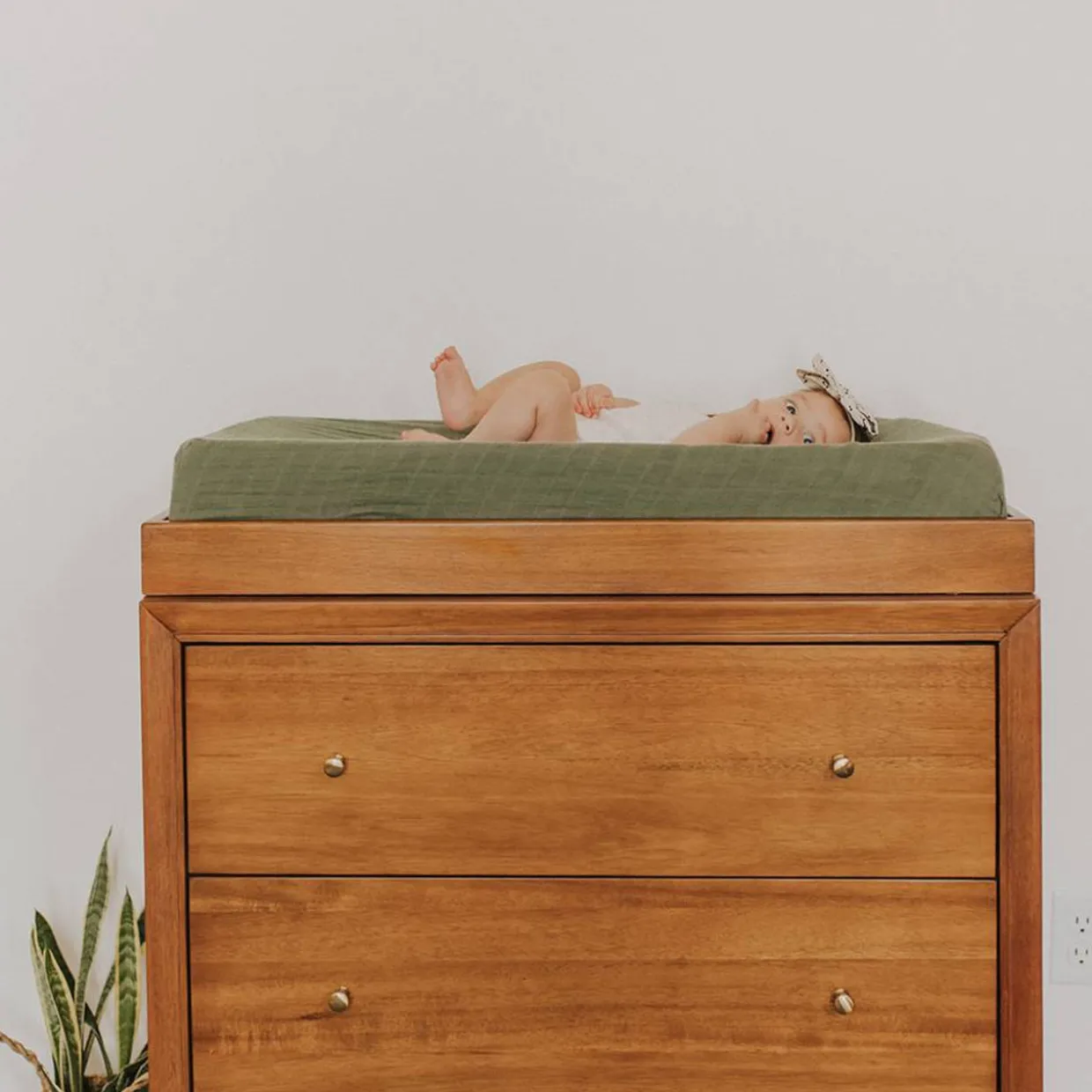 Little Unicorn - Muslin Changing Pad Cover / Bassinet Sheet