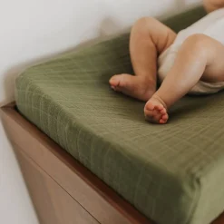 Little Unicorn - Muslin Changing Pad Cover / Bassinet Sheet