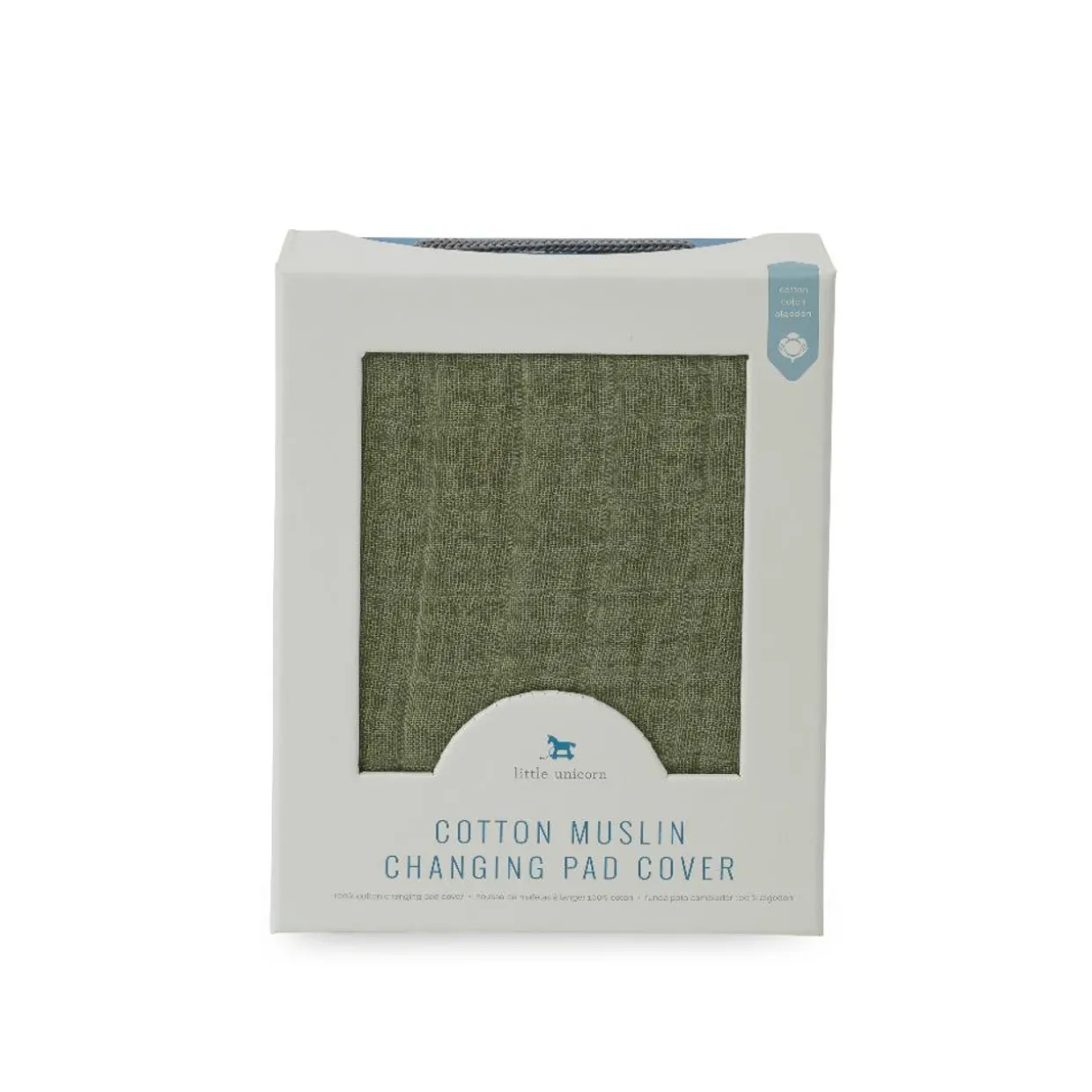 Little Unicorn - Muslin Changing Pad Cover / Bassinet Sheet