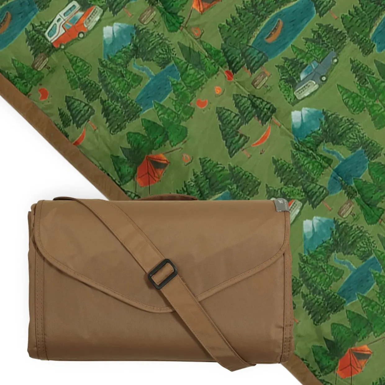 Little Unicorn - Outdoor Picnic Blanket - 5 x 5 (ft)