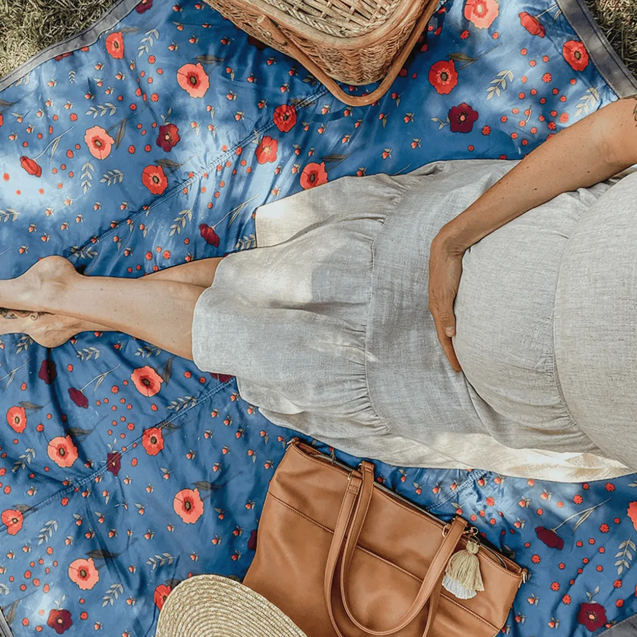 Little Unicorn - Outdoor Picnic Blanket - 5 x 7 (ft)