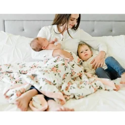 Little Unicorn Muslin Quilted Throw Blanket