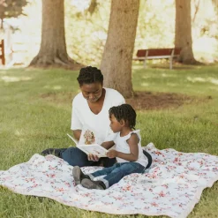 Little Unicorn Muslin Quilted Throw Blanket