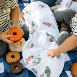 Little Unicorn Single Cotton Muslin Swaddle - Clearance