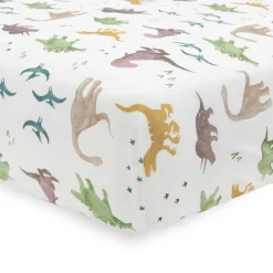Little Unicorn Stretch Knit Fitted Cot Sheet