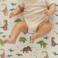 Little Unicorn Stretch Knit Fitted Cot Sheet