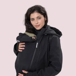 Love & Carry 4 in 1 Softshell Maternity Babywearing Jacket