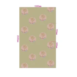 Mahalo Eco Blackout Blinds - Green Palms FAULTY SECONDS