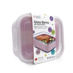 Melii Glass Bento Box with Silicone Sleeve