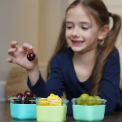 Melii Glass Containers with Silicone Sleeve 3 Pack