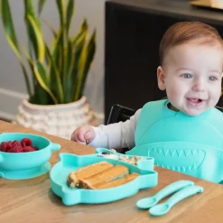 Melii Silicone 5 Piece Feeding Gift Set - Shark