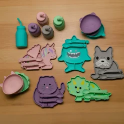 Melii Silicone 5 Piece Feeding Gift Set - Shark