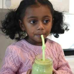 Melii Silicone Animal Straws with Cleaning Brush