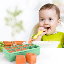 Melii Silicone Baby Food Freezer Tray with Lid