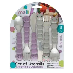 Melii Utensil Animal Set 6 Piece