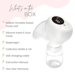 Milkbar Pure Freedom Portable SINGLE Breast Pump