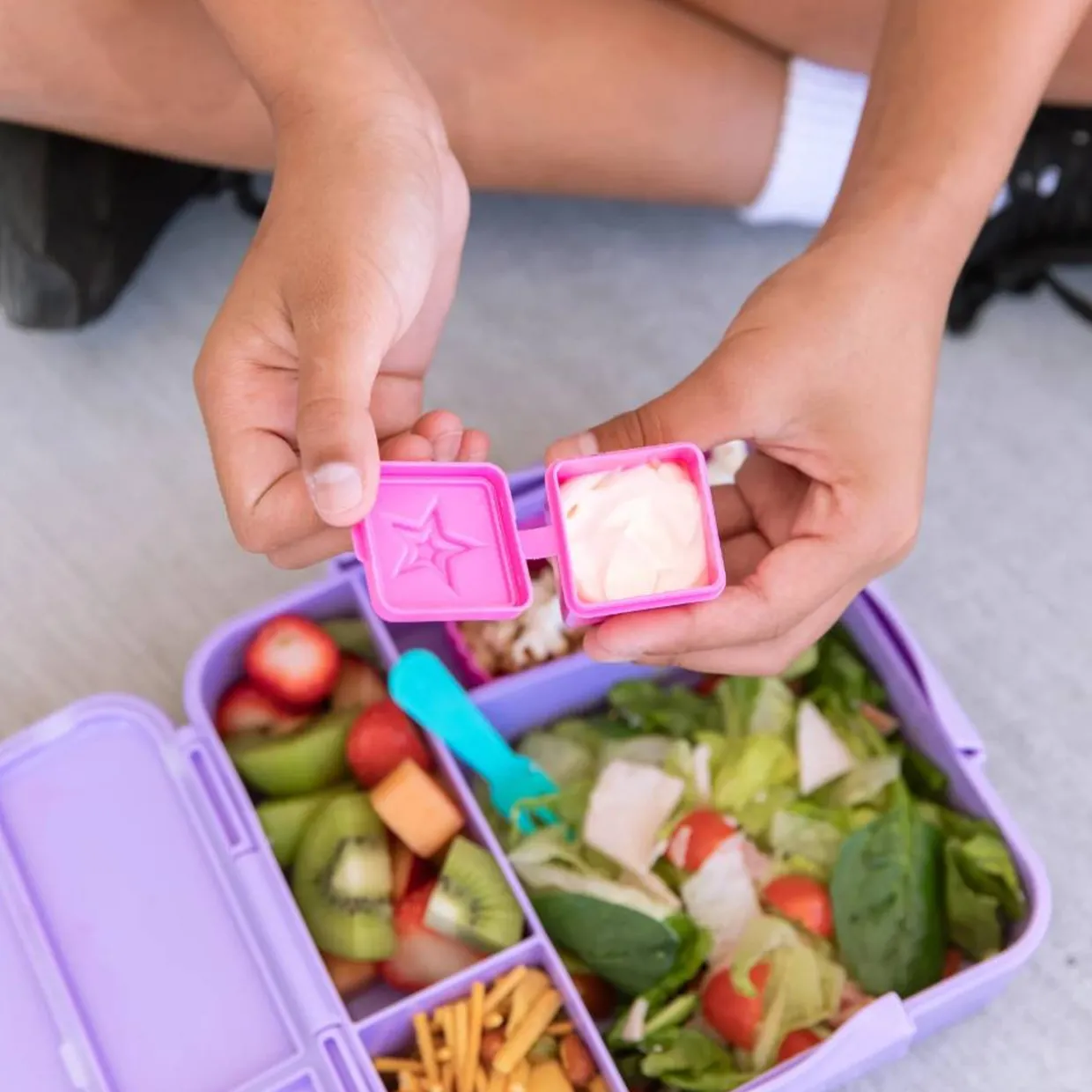 MontiiCo Bento Dip & Sauce Box