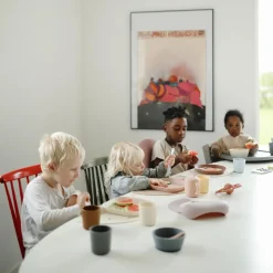 Mushie Dinnerware Round Plate 2pc