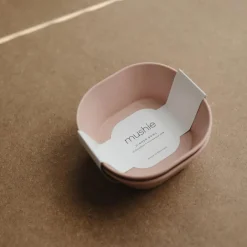 Mushie Dinnerware Square Bowl 2pc