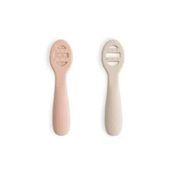 Mushie First Feeding Baby Spoons 2pk