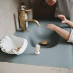 Mushie Silicone Finger Toothbrush 2pk