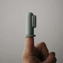 Mushie Silicone Finger Toothbrush 2pk