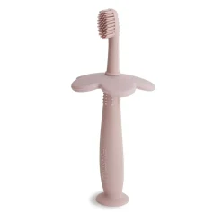 Mushie Silicone Flower Training Toothbrush