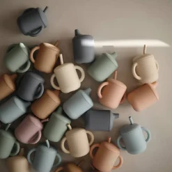 Mushie Silicone Sippy Cup