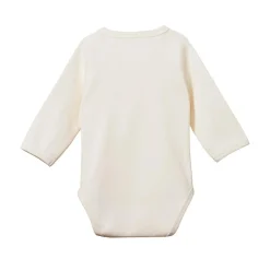 Nature Baby Long Sleeve Cotton Kimono Bodysuit