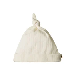 Nature Baby Merino Pointelle Knotted Beanie